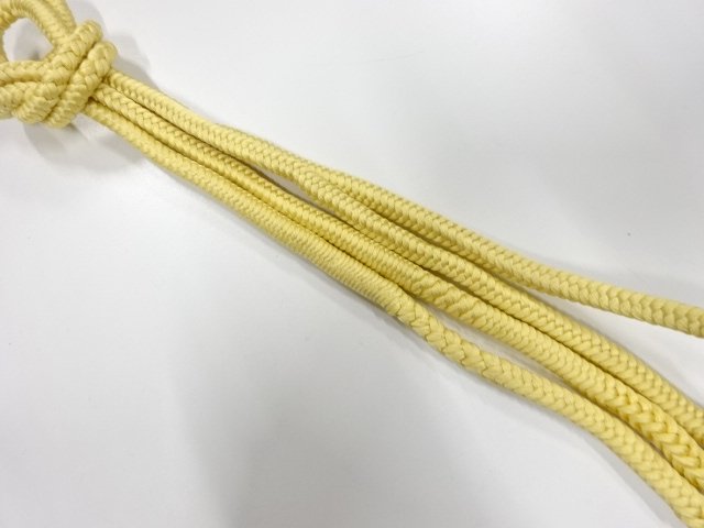 JAPANESE KIMONO / UNUSED HAND-TIED OBIJIME